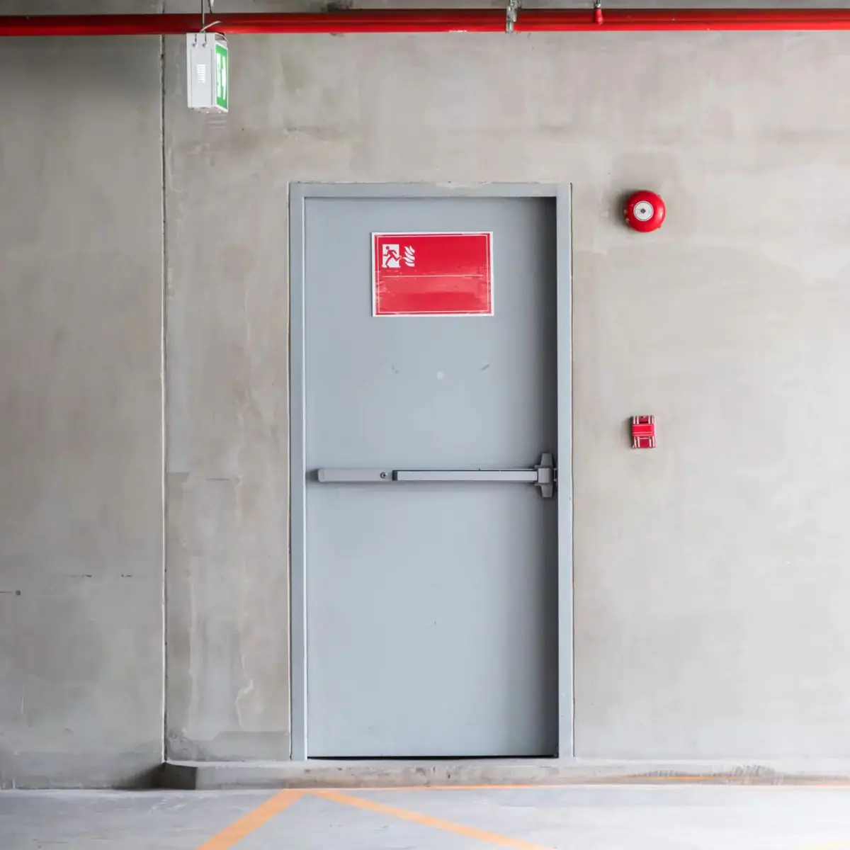 Porte coupe feu industrielle